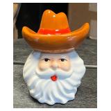 Santa Cowboy Salt & Pepper Shakers