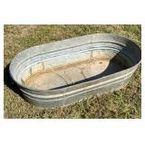 Galvanized Tub 11" x 24" x 42"