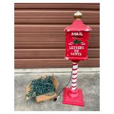Mail Letters to Santa Plastic Light-up Yard Decor