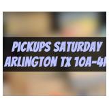 PICKUPS SATURDAY 12/20 - 10AM TO 4PM