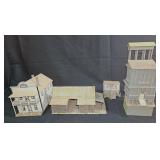 Lot of 3 Train Buildings