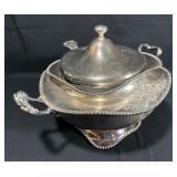 Tureen w/ Ladle by Barbour Silverco. 166