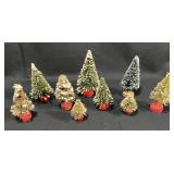 Vintage Mini Christmas Tree Decor 9-ct.