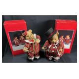Vintage Christmas Musical Motion Bears (2)