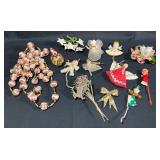 Mixed Lot of Vintage Christmas Decor