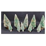 Vintage Mini Christmas Tree Decor 10-ct.