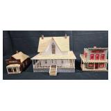 Lot of 3 Train Buildings