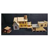 Lot of 3 Train Buildings