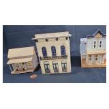 Lot of 3 Train Buildings
