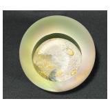 Moon GES Glass Art Paperweight