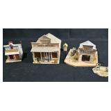 Lot of 3 Train Buildings