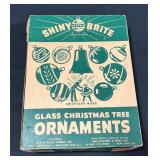 Mixed Vintage Glass Christmas Ornaments 12-ct.