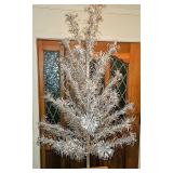 1960s Vintage 5.5ï¿½ Aluminum Christmas Tree & Stand