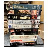 Lot of 10 VHS Movies