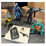 Collection of 7-in Action Figures TMNT & GI Joe