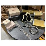 Collection of Costume Jewelry & Watches
