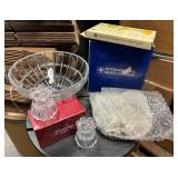 Mixed Lot Collectibles Crystal & Silver-plate NEW