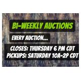 BI-WEEKLY AUCTIONS!