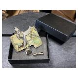 JG Fine Alpaca Horse Saddle Buckle Mexico