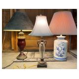 Collection of Table Lamps - Qty 3
