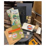Vintage 1950-60s Gulf Oil Memorabilia