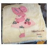 Vintage Little Girl Quilt Squares - 30 ct.