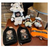 Harley Davidson Plush Dog Toys - Qty 6