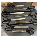 Lot of 8 Scissors