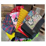 Lot of Bandanas (6) & Lg. Scraf