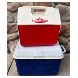 Igloo Playmate & Rubbermaid Coolers