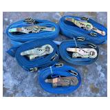 Heavy Duty Ratchet Straps - Qty 5