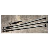 Cargo Trailer Load Lock Bars - Qty 3