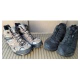 2-Pairs Merrell Hiking Boots Menï¿½s Sz 12