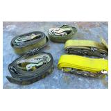 Heavy Duty Ratchet Straps - Qty 5