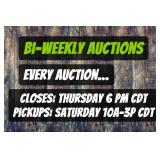 BI-WEEKLY AUCTIONS!