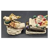 Christmas Decor Ceramic Salt & Pepper Shaker Set