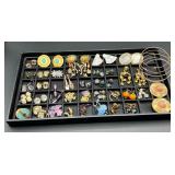 Collection of Earrings Costume Jewelry