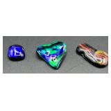 Glass Gemstone Bead Necklace Pendants