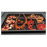 Red Coral Beads
