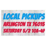 PICKUP LOCATION - ARLINGTON, TX