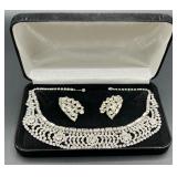 Vintage Necklace & Earring Costume Jewelry Set