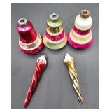 Vintage Mercury Glass Christmas Ornaments