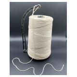 Kitchen Cast Metal Butcher Twine Holder w/ Cone