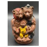 Vintage ï¿½The Three Bearsï¿½ Cast Iron Coin Bank