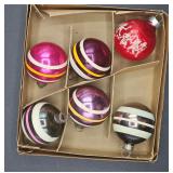 Vintage Glass Christmas Ornaments