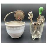 Vintage Androck Egg Beater & Other Kitchen Goods
