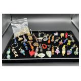 Handcrafted Art Glass Beads Keychains
