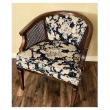 Barrel & Cane Accent Chair
