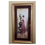 Framed Art Litho 20x38