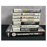 Nintendo DS Game Cases ONLY & Tiger Woods PC Game